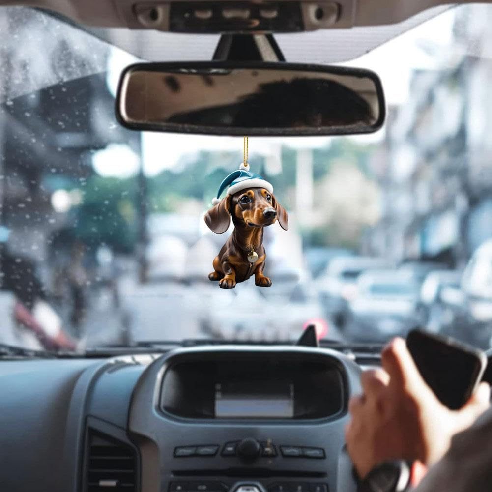 🎄【9 kusov】🐕 Vianočné ozdoby na stromček v tvare šteniatok