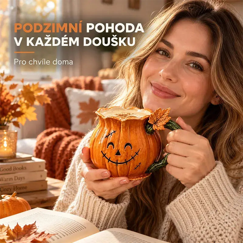 🎃☕ Hrnek s halloweenskou dýní