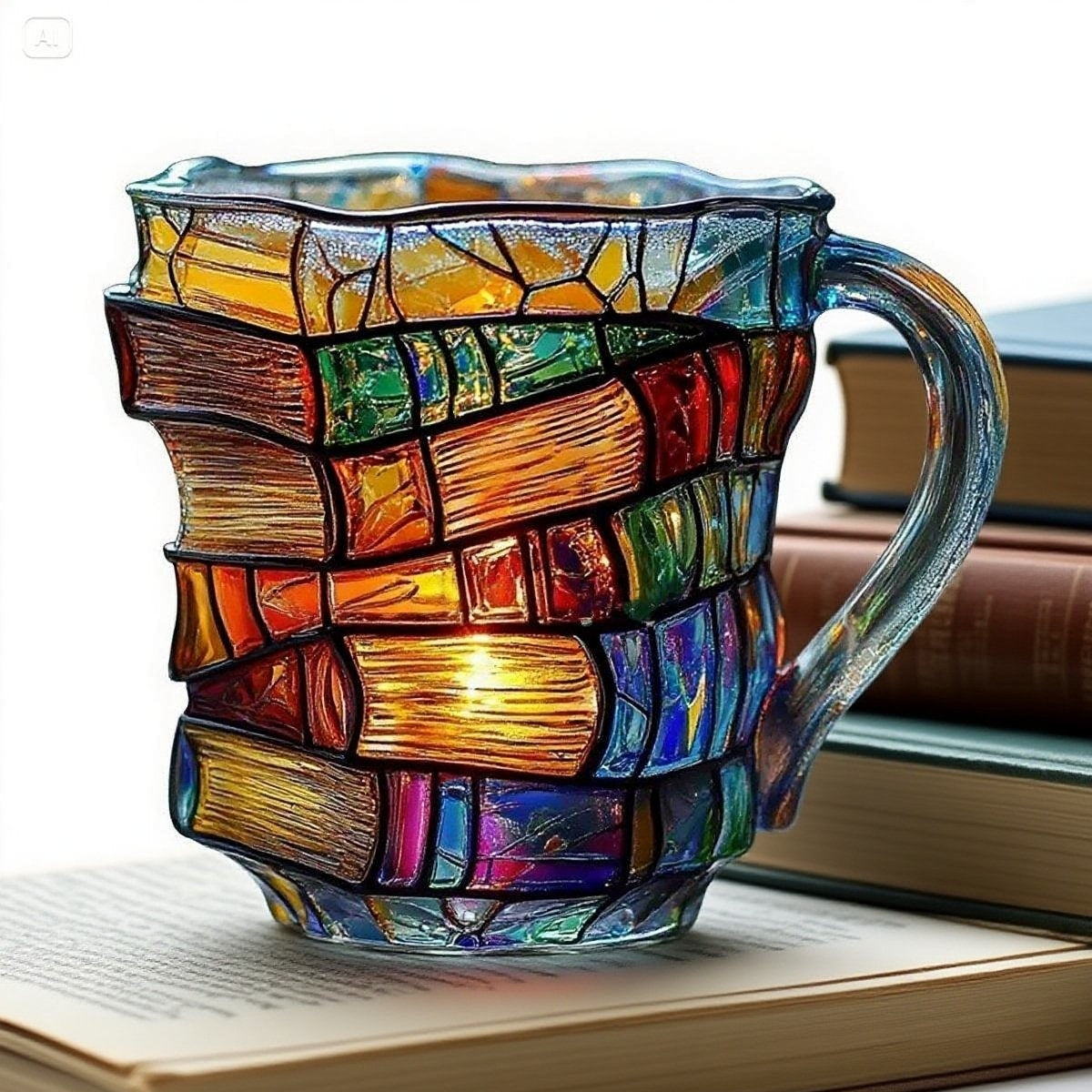 📚💛💜2026 Nový módní 3D hrnek ve tvaru knihy na kávu✨