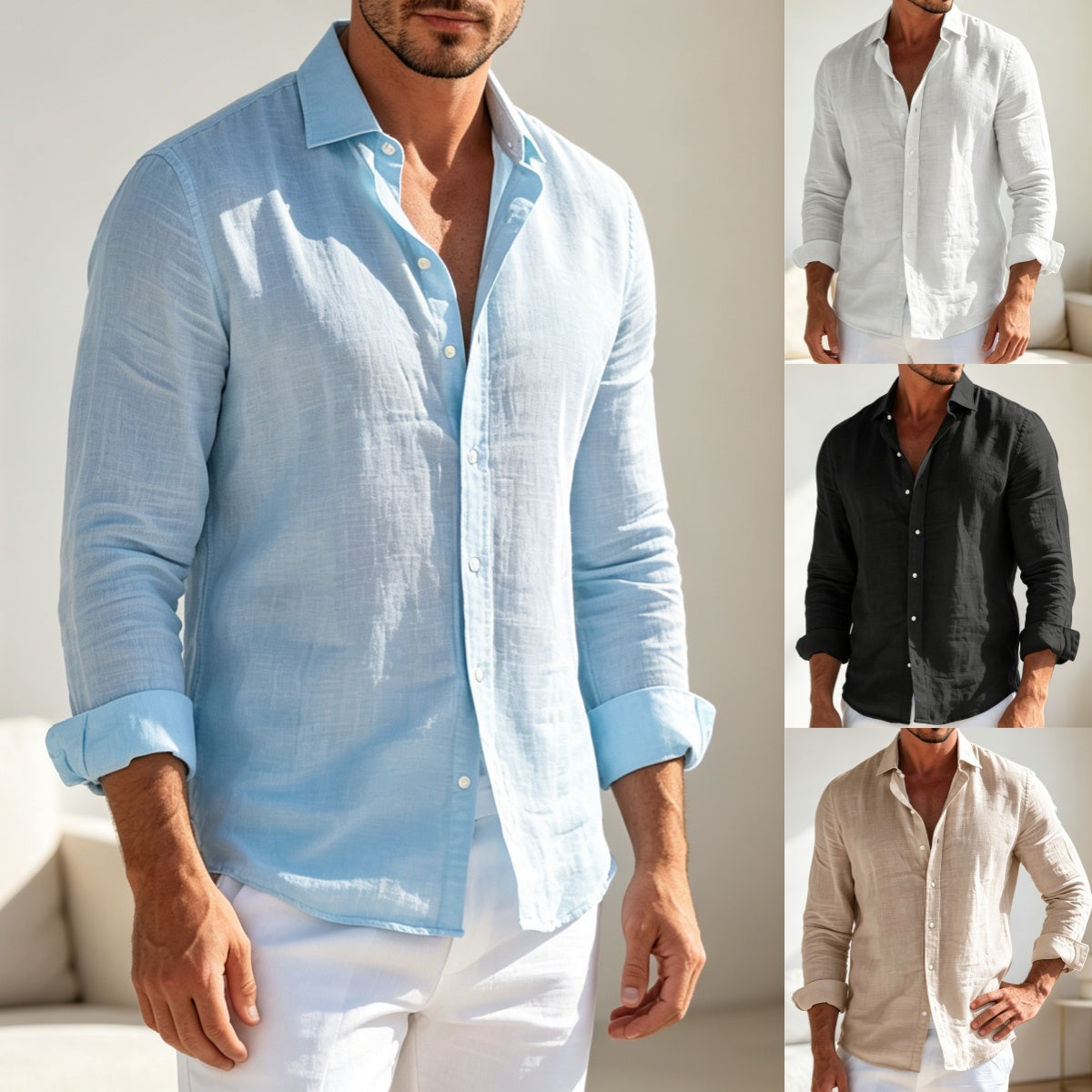 S–5XL👔🧊【sleva až 50 %】Elegantní Pánská Košile ✅ Doprava zdarma