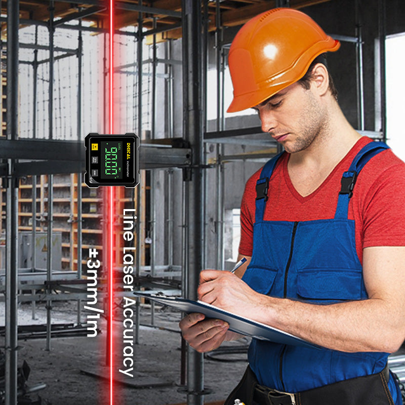 🔩Nivel láser de dos caras y succión magnética de cuatro lados