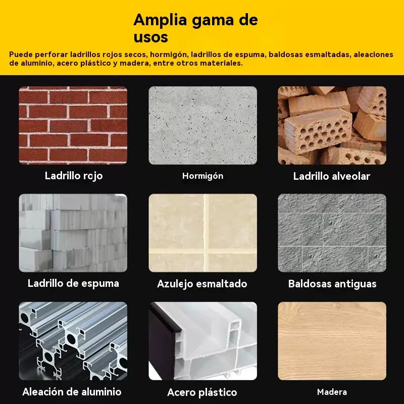 🔥【7 unidades / 3–12 mm】Brocas de aleación para cerámica con vástago hexagonal antideslizante ✅Para perforar láminas de vidrio ✅Azulejos ✅Materiales de vidrio/aleación