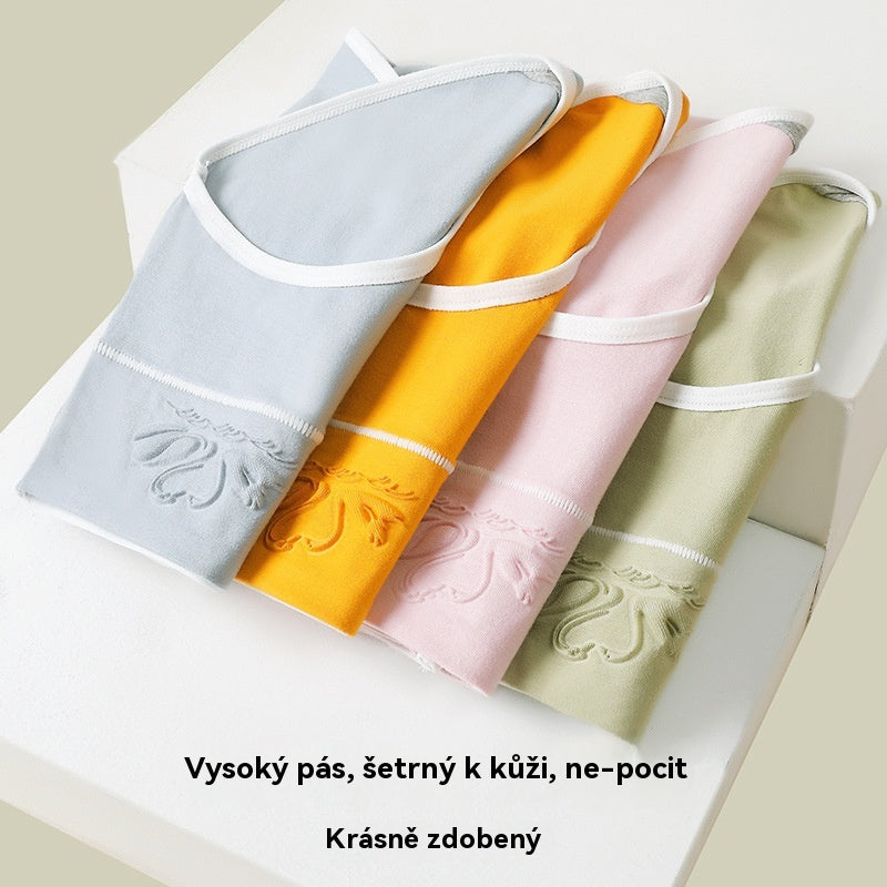【40KG-80KG】🎁【7 kusů】✨🩲Dámské spodní prádlo z čisté bavlny s vysokým pasem, zplošťující bříško a zvedající hýždě, prodyšné a pohodlné.