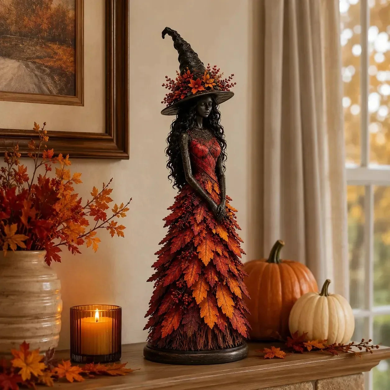 🧙♀️ Kouzelná podzimní čarodějnice 🍂Vytvořte kouzelnou podzimní atmosféru ✨