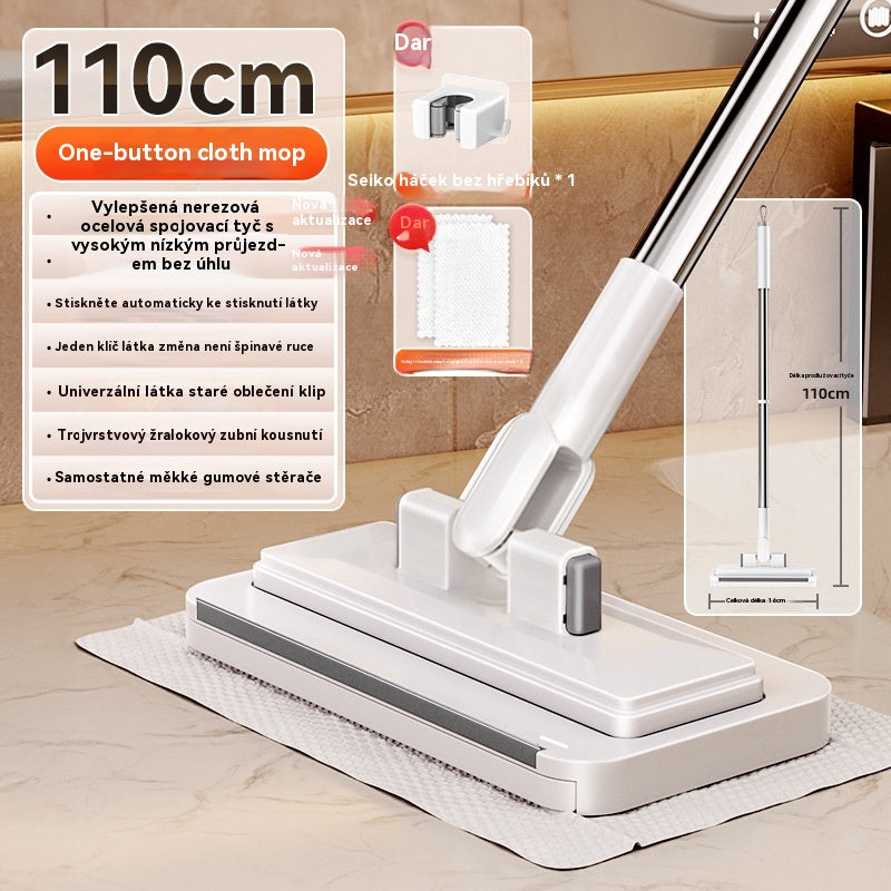 💦Multifunkčný mop s klipom na handričku, nový domáci mop, ktorý nevyžaduje pranie✅