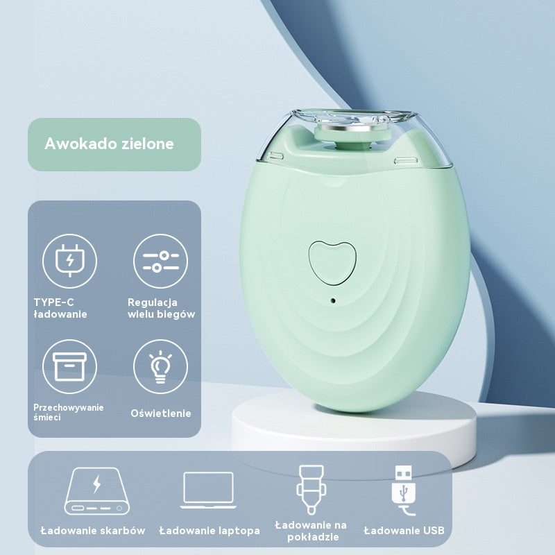 💅 Zestaw 2 szt.! ✨ Automatyczny pilnik do paznokci zapewniający bezpieczną i delikatną pielęgnację paznokci 👶🔧