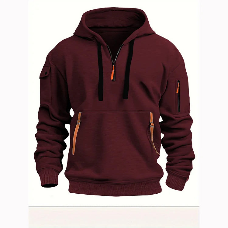 【S-5XL】Pánske mikiny s kapucňou na zips a viacvreckové mikiny