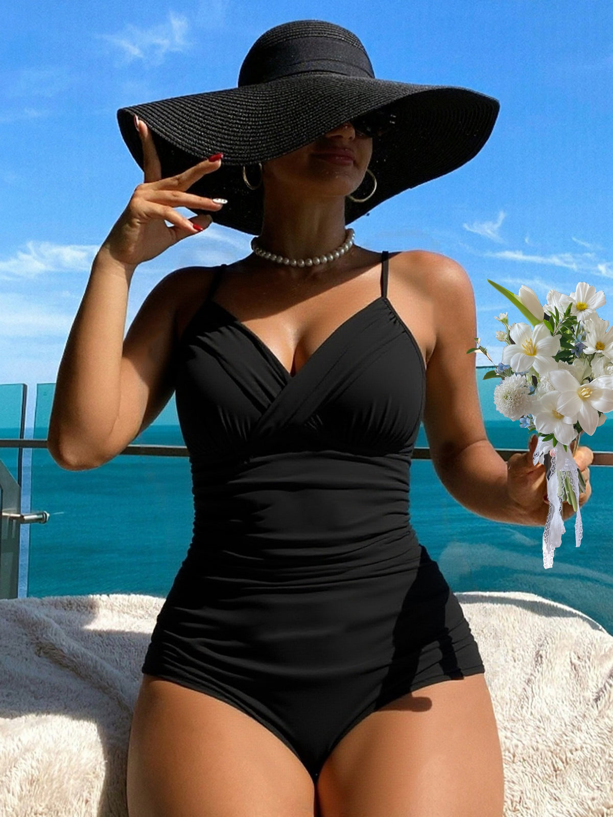 ✨Doprava zdarma 👙【S-2XL】Pohodlné dvoudílné plavky s potiskem a mašlemi