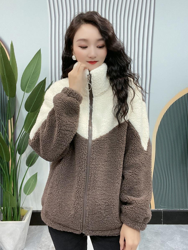 šćM-4XLćZimska flis jakna, pamuÄna jakna, ojaÄana pamuÄna jakna od janjeÄe vune, topla jakna