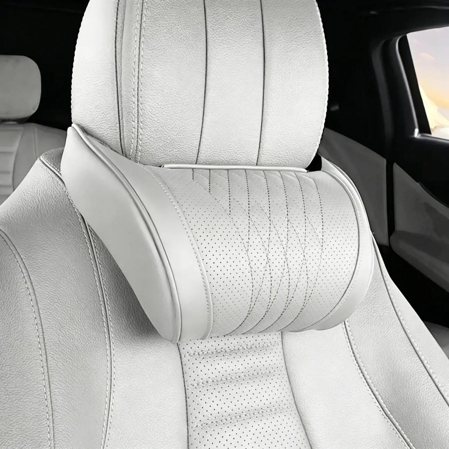 🛡️🚗 Ergonomický polštář do auta z paměťové pěny — Ulevuje od napětí v krku a ramenou; řiďte bez únavy! 💪😌