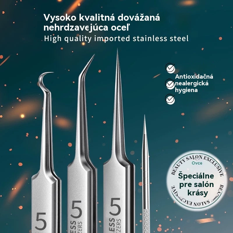 💓Najpredávanejšia💥Sada nástrojov na odstraňovanie čiernych bodiek a nedokonalostí pleti, ľahko sa skladuje.