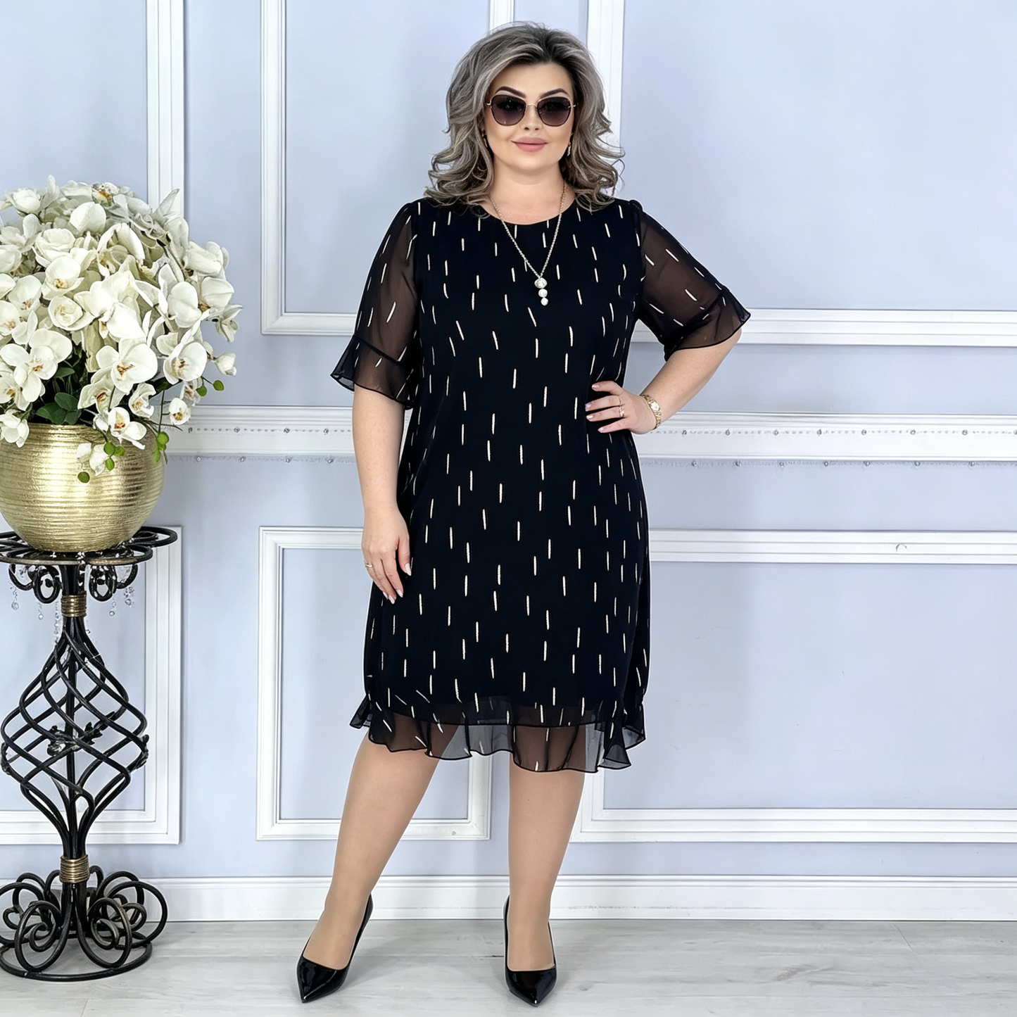 🔥 Doprava zdarma💖【S~5XL】Dámské elegantní a stylové letní šaty