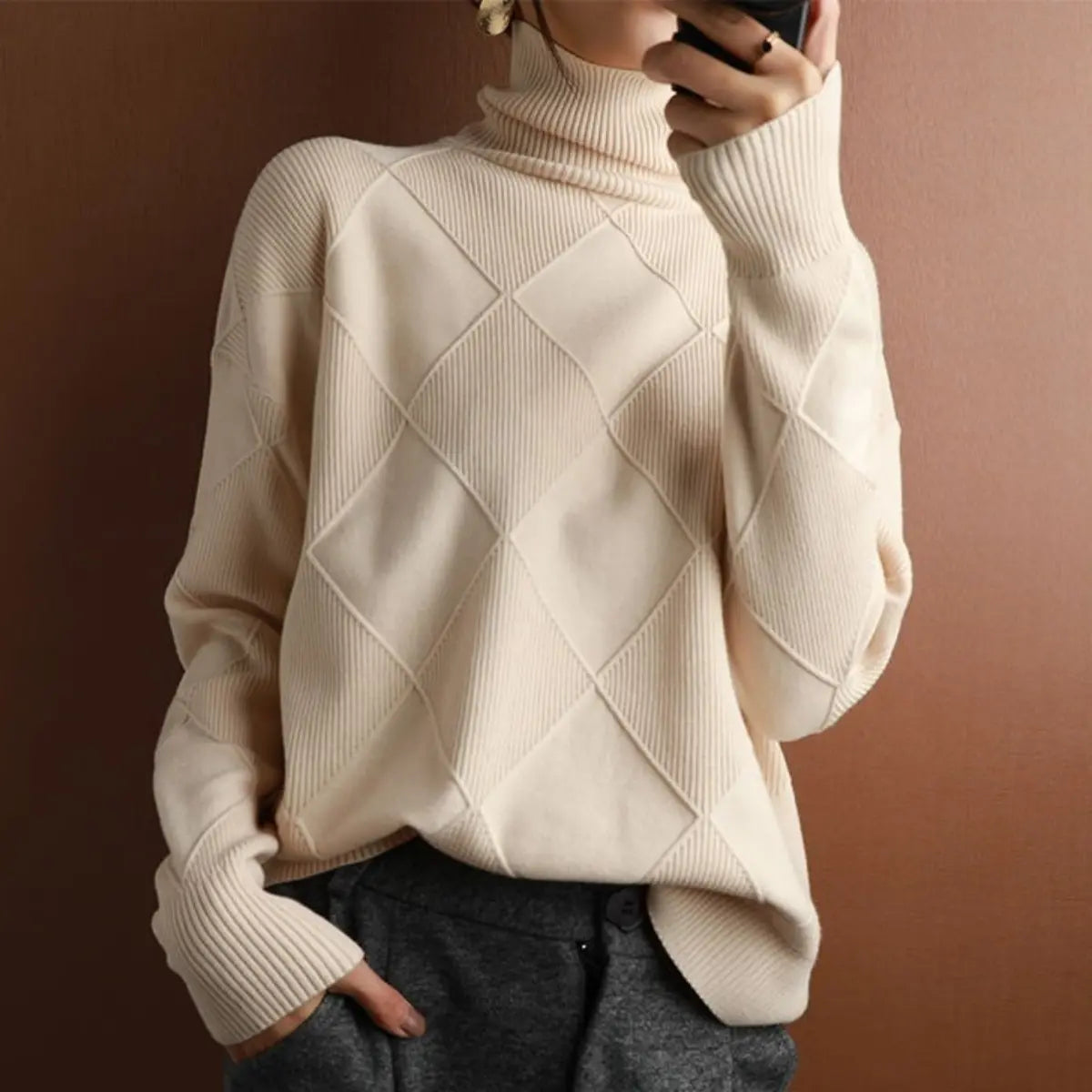 ✨【S-2XL】Dámské tričko s širokým výstřihem MAO - Měkké, elegantní a pohodlné na nošení