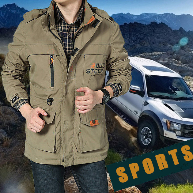 🔥【M-5XL】Chaqueta impermeable y cortavientos para hombre, otoño 2025