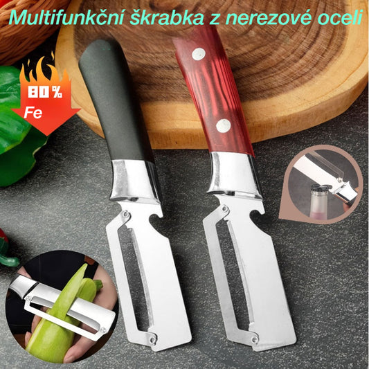 ✅【Kupte1, dostanete 1 zdarma!】🧅🔪🔪Multifunkční škrabka z nerezové oceli🧅