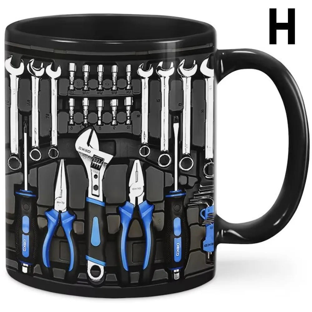 🛠️☕Unikátní 3D sada nástrojů pro mechaniky - hrnek na kávu
