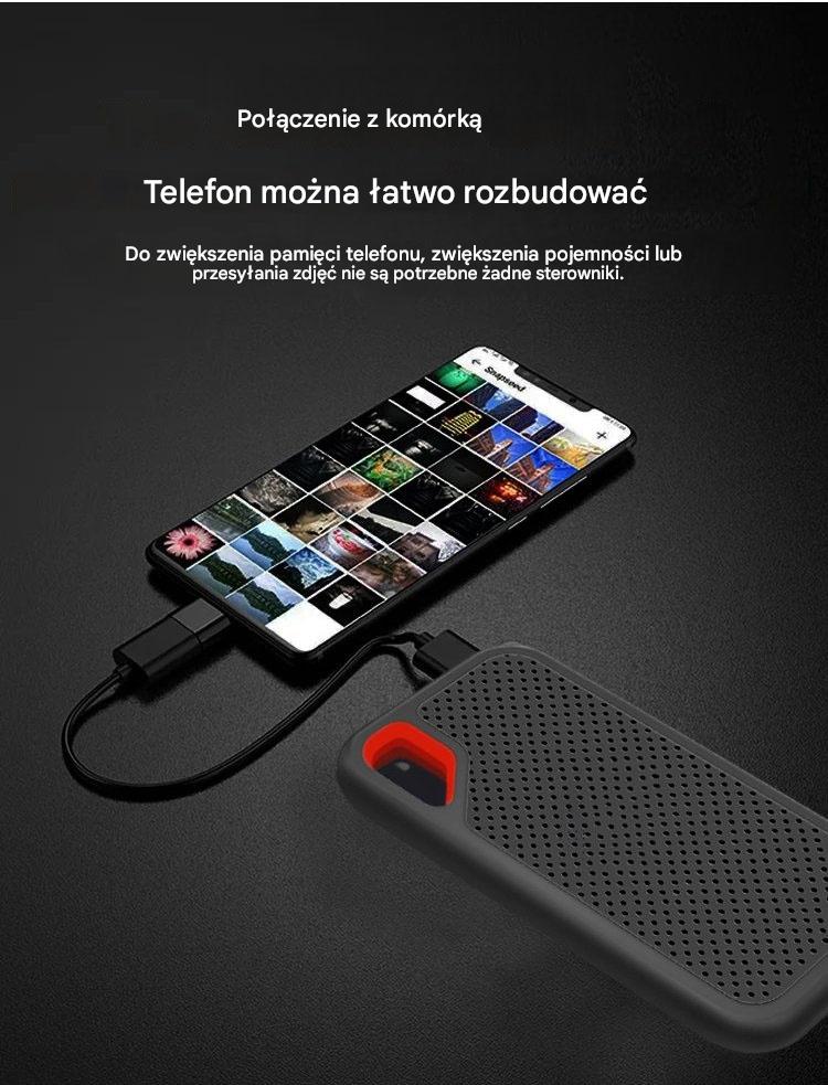💥【32TB】 Szybki, mobilny dysk twardy o dużej pojemności