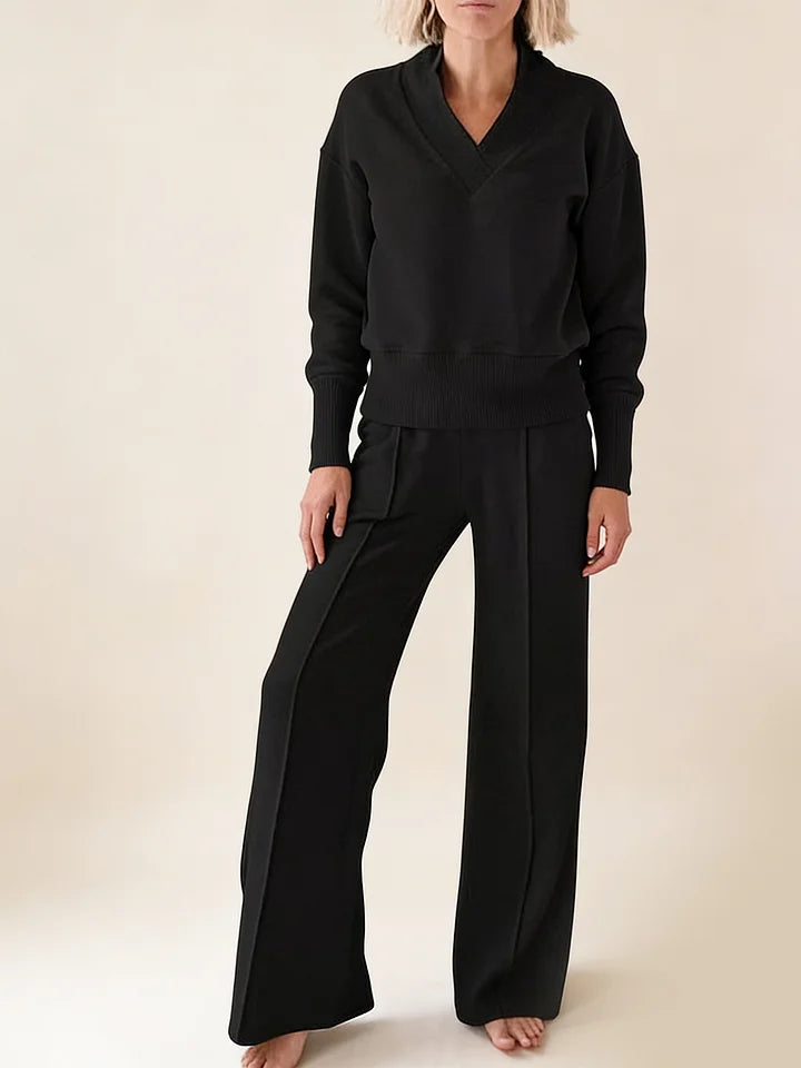 🥰📢📢 【M-5XL】Conjunto femenino 2026 | Conjunto de dos piezas con tejido de manga larga ✨