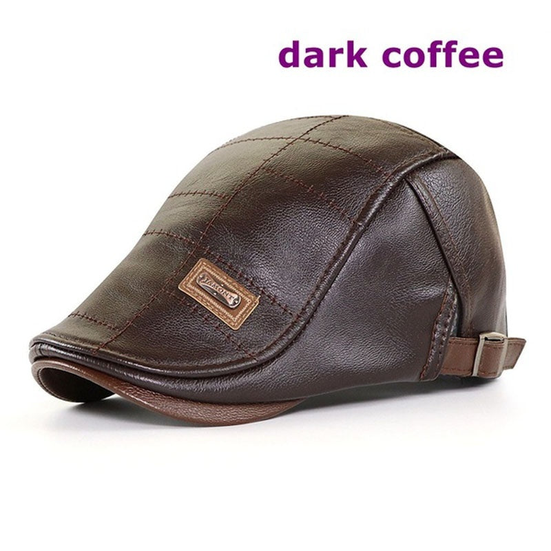 🧢🔥Muska vintage kožna beretka 