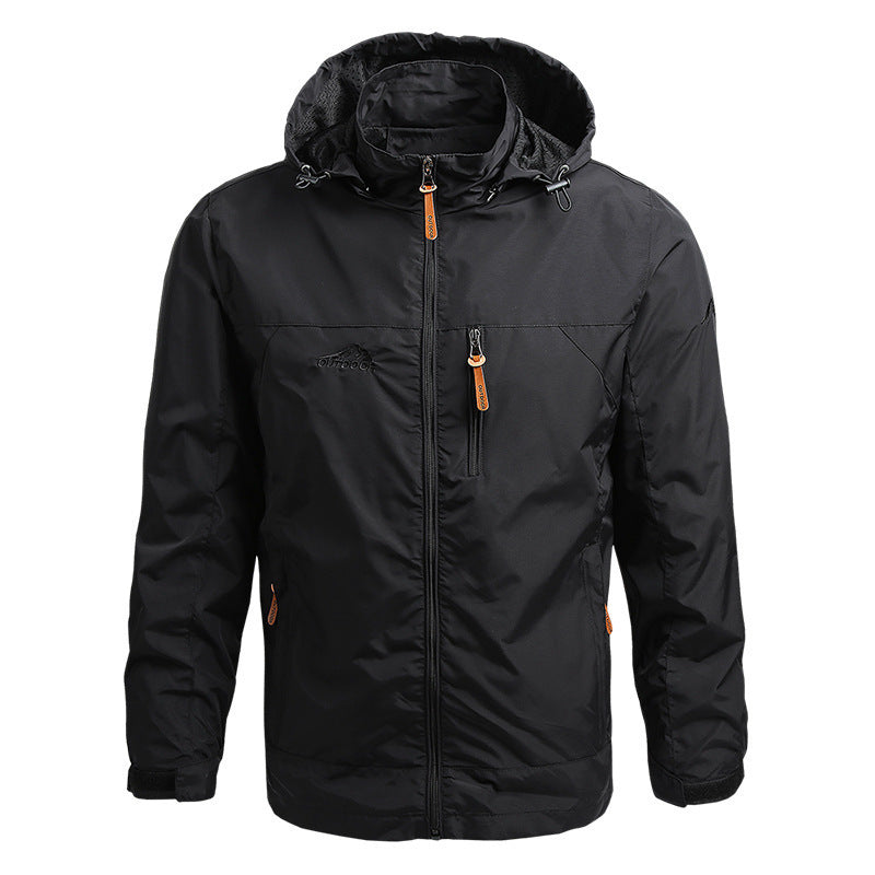Velikosti M-5XL  🧥 Pánská outdoorová bunda s kapucí, volný střih, časově omezená nabídka