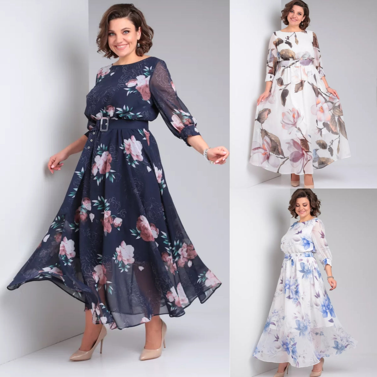 【🥇Najpredávanejšie】💥👗【S-5XL】 Šaty s novou potlačou na jar 2025