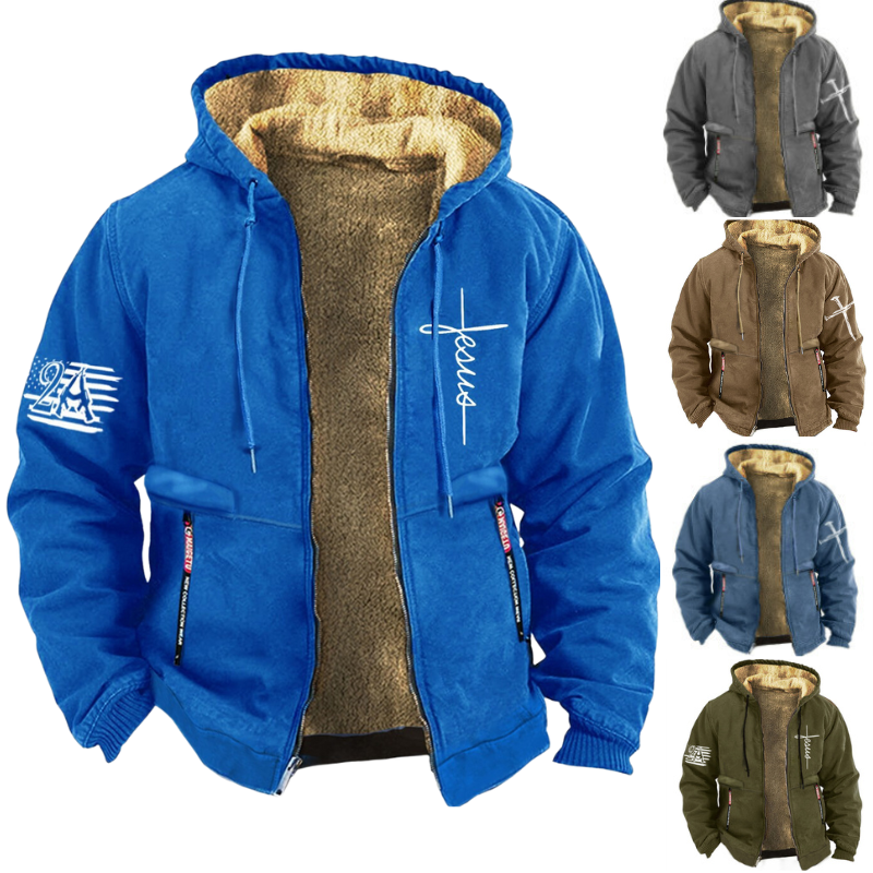 ✨【S-5XL】Lehká a hřejivá pánská bunda z prémiového sametu｜Stylová, pohodlná a ideální pro podzim a zimu