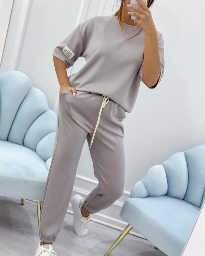 ⏰¡Oferta por tiempo limitado!⏳Conjunto casual de top y pantalón de algodón puro para mujer (S-5XL)