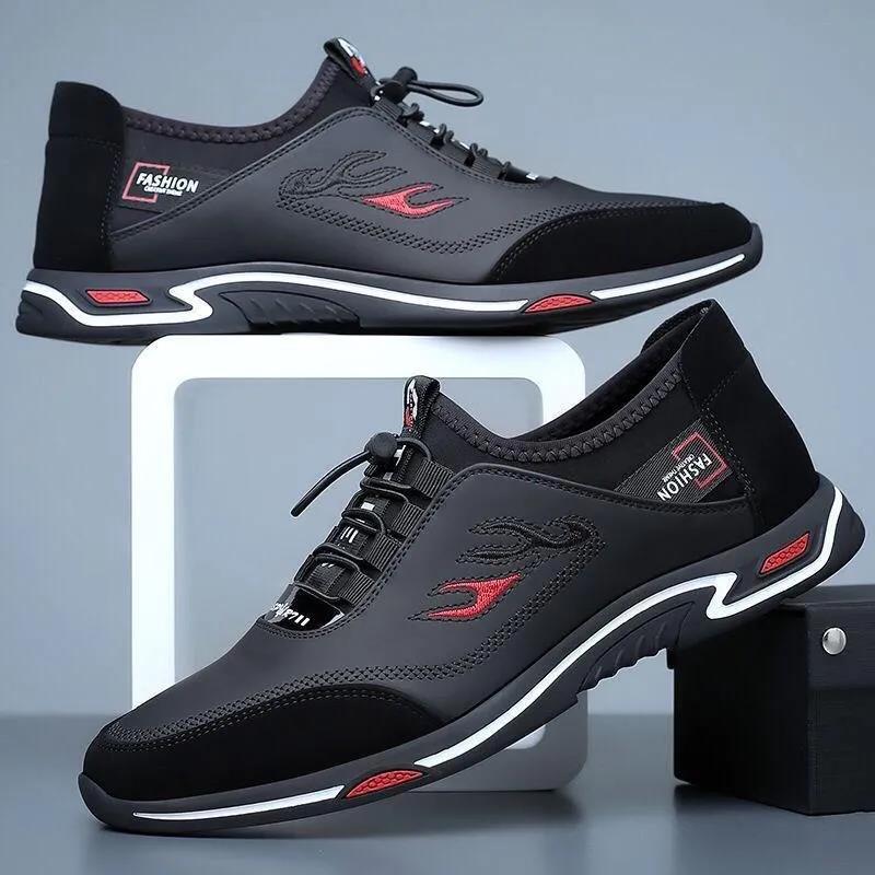 ✨👞 Férfi üzleti cipők légáteresztő bőrből ✅ szagtalanító ✅ puha bőr talp ✅ modern és sokoldalú