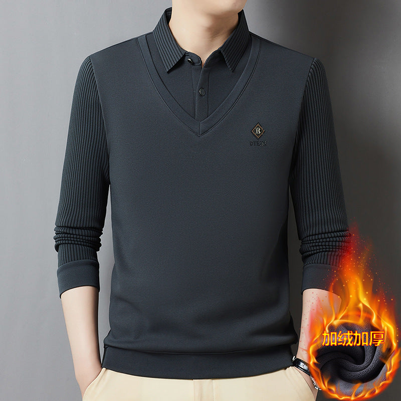 50% OFF🔥【M-4XL】 Pánské polo tričko s límečkem pro muže středního věku❤️【45-105kg】