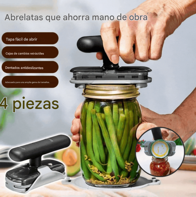 🔥🥫【Compra 1 y llévate 1 gratis】Abridor de botellas multifuncional, utensilio de cocina para el hogar.
