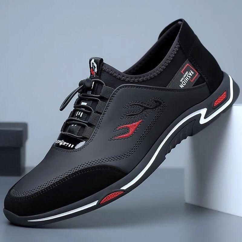 ✨👞 Férfi üzleti cipők légáteresztő bőrből ✅ szagtalanító ✅ puha bőr talp ✅ modern és sokoldalú