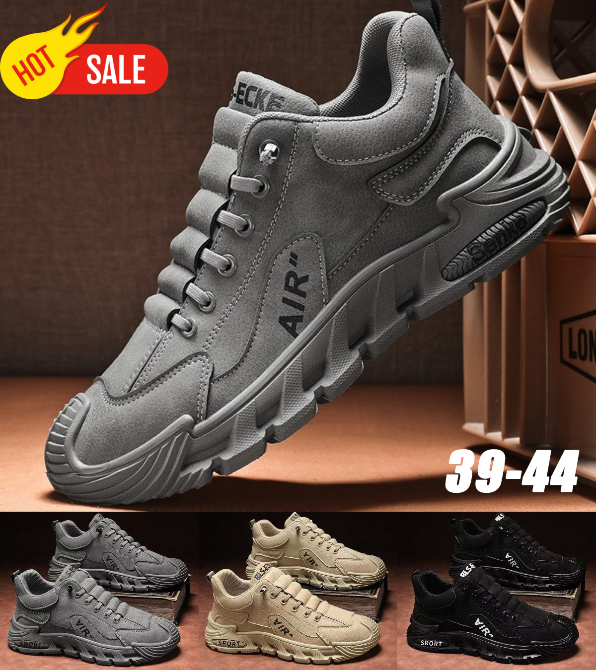 【50%OFF】🔥(39-44) Měkké a lehké pánské boty pro každodenní pohodlí. Prodyšný materiál,