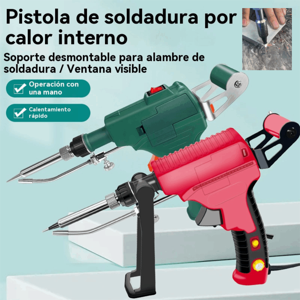 🔥【Pistola de soldar + rollo de soldadura * 1】Pistola de soldar eléctrica manual, set de soldadura automático