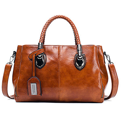 👜✨Νέα μοντέρνα γυναικεία τσάντα Vintage από δέρμα Boston