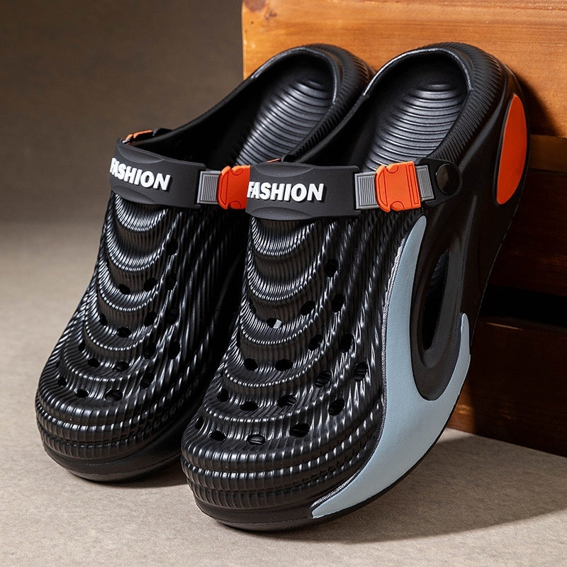 👟 Sleva 50 % 🌬️ Pánské univerzální sandály s tlustou podrážkou z EVA: protiskluzové, super lehké a prodyšné,
