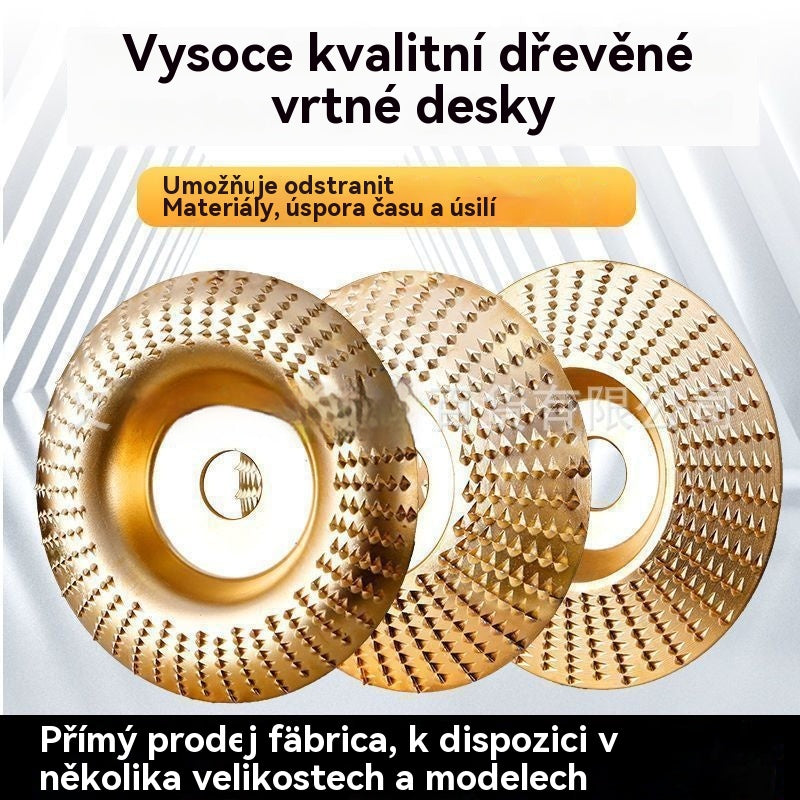 【3 kusy 560 Kč】 Multifunkční kotouč pro tvarování úhlové brusky na dřevo