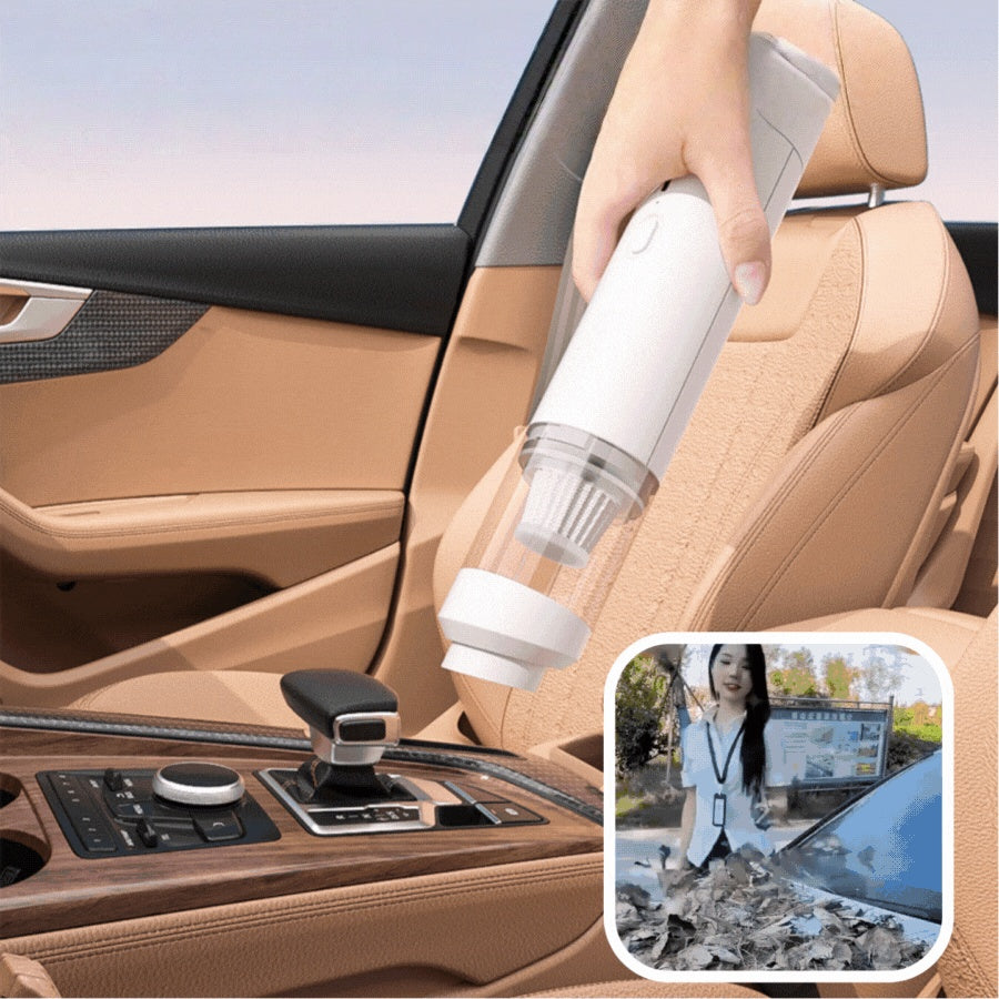 【Sada 7 kusů】👍Super výkonný ruční vysavač, přenosný vysavač a fukar✅