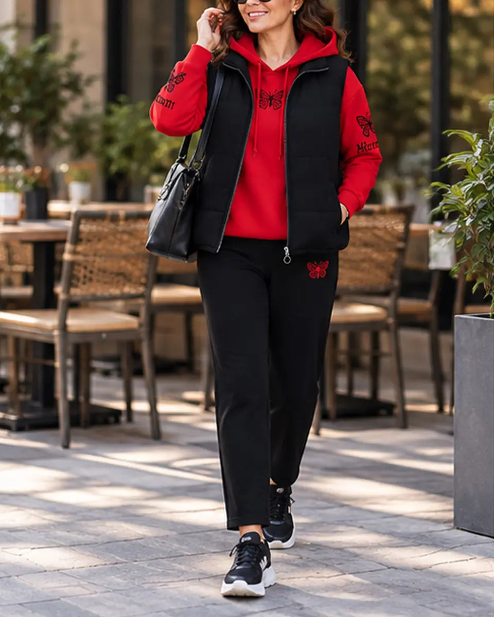【M-4XL】💟💞Nový třídílný ležérní set (vesta + top + kalhoty) – Kolekce 2026