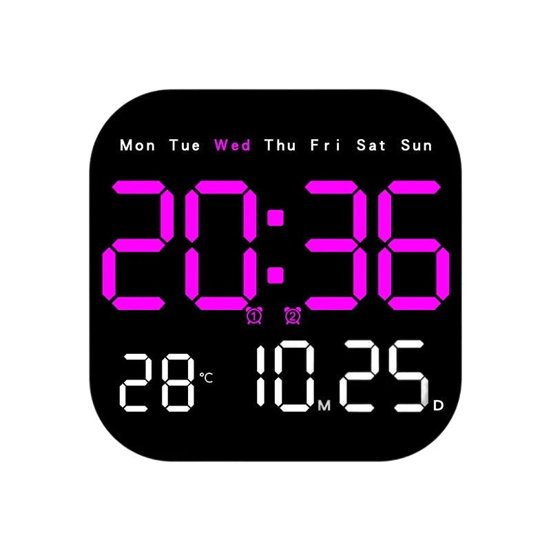 🕰️Περιορισμένης διάρκειας έκπτωση 50%! Ψηφιακό ρολόι κατάλληλο για οικιακή και επαγγελματική χρήση! Μπορεί να τοποθετηθεί ή να κρεμαστεί, ρυθμιζόμενη φωτεινότητα, αθόρυβη λειτουργία.
