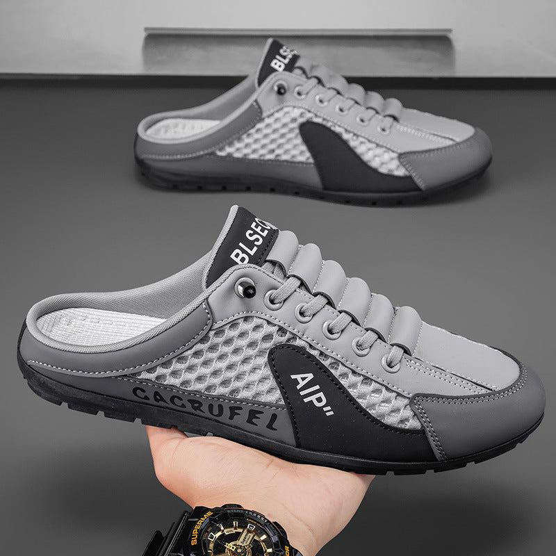 🔥【39–44】Zapatos casuales sin cordones multifuncionales de moda para hombre - Sandalias deportivas antideslizantes para uso diario