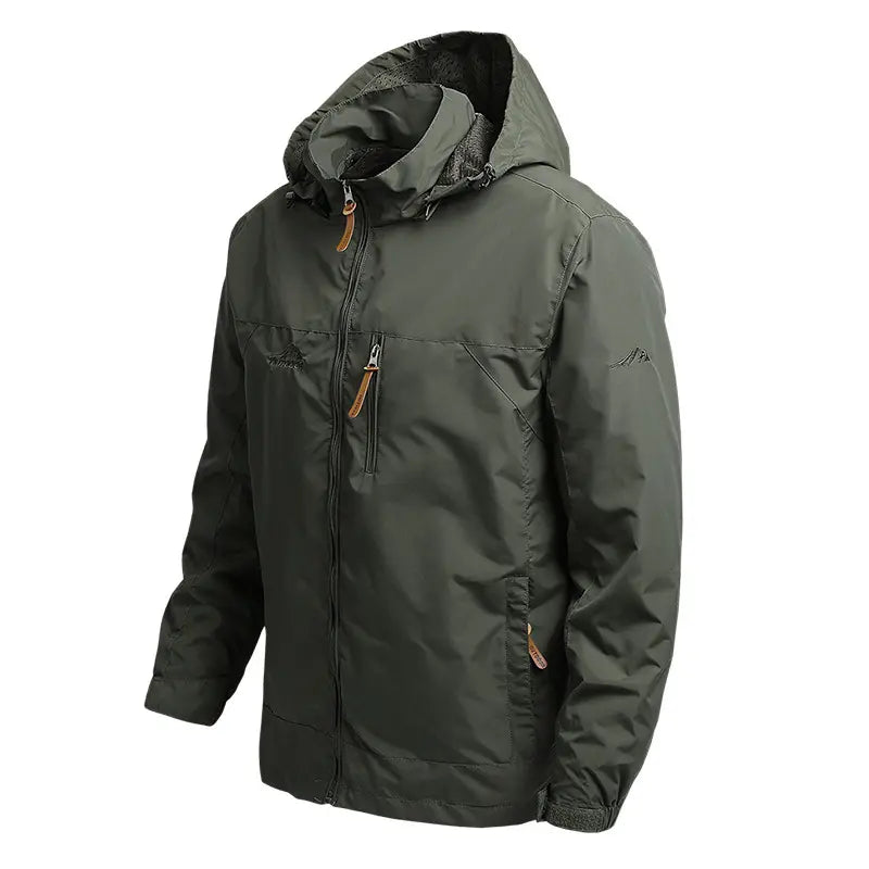 🔥【L–5XL】Nagy méretű, kapucnis casual kültéri kabát – Kényelmes és strapabíró