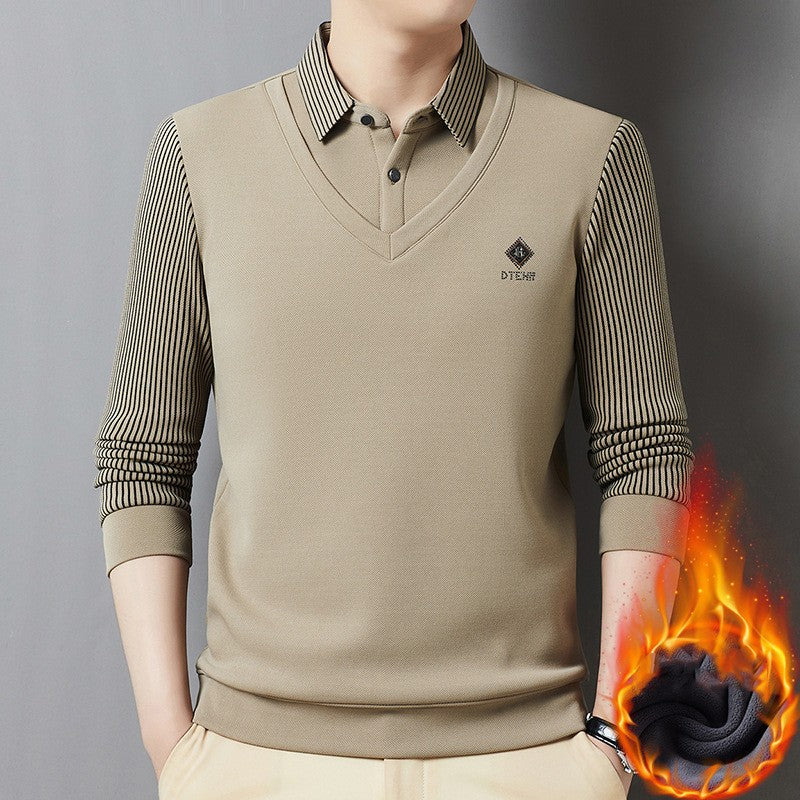 50% OFF🔥【M-4XL】 Pánské polo tričko s límečkem pro muže středního věku❤️【45-105kg】