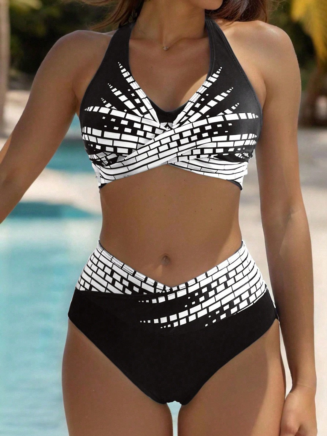 【✨Časovo obmedzená ponuka】👙 Nové módne bikiny plavky, dostupné vo viacerých farbách, rýchloschnúce a pohodlné