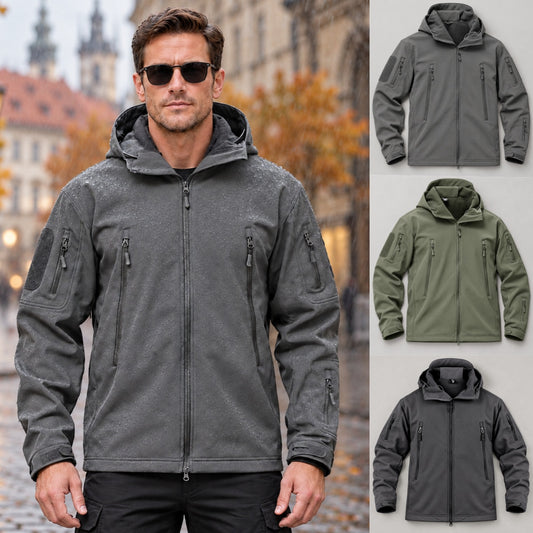 【S–4XL】Kvalitní zimní zateplená bunda s kapucí – voděodolná a větruodolná, vhodná pro outdoor i každodenní nošení.