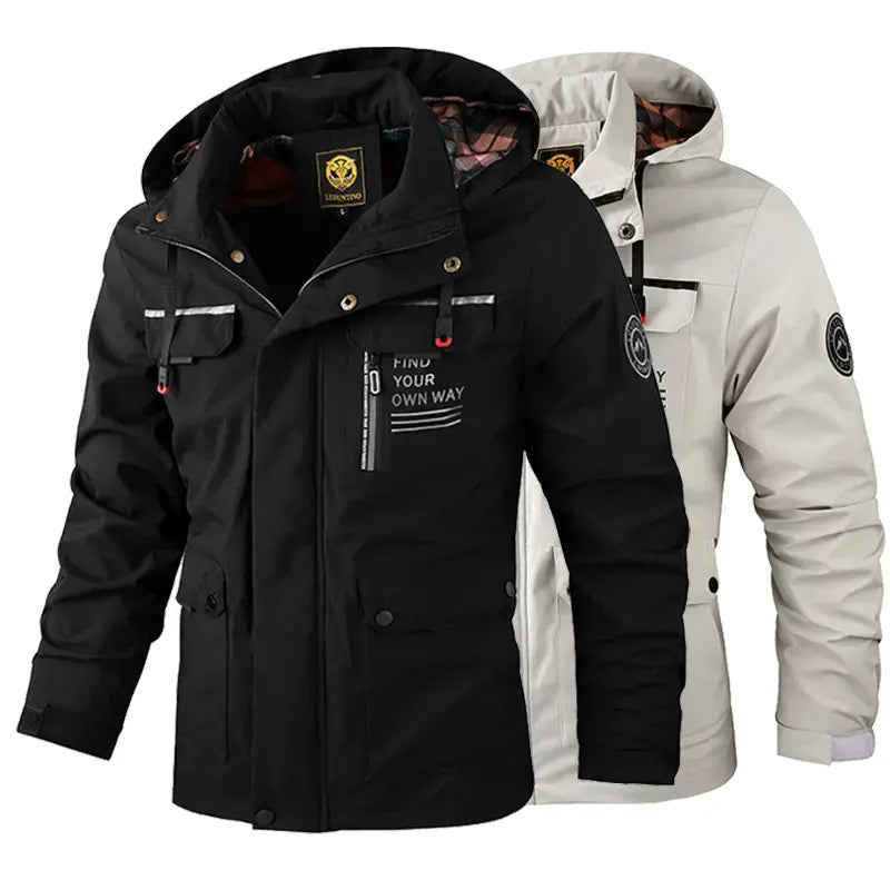 🔥【M-6XL】 2026 Nueva chaqueta de montañismo al aire libre impermeable a prueba de viento para hombres