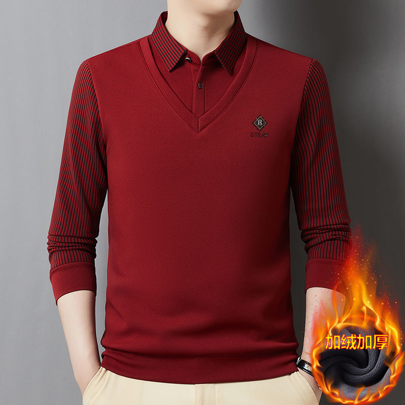 50% OFF🔥【M-4XL】 Pánské polo tričko s límečkem pro muže středního věku❤️【45-105kg】