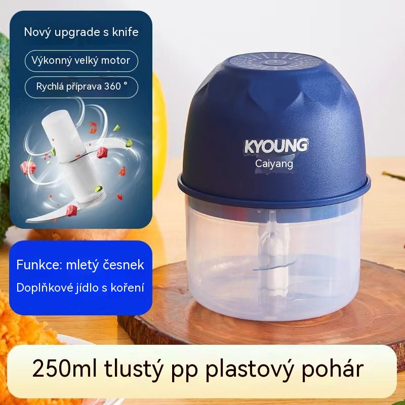 ✅ Platba při doručení, Bezdrátový efektivní elektrický mini sekáček na potraviny