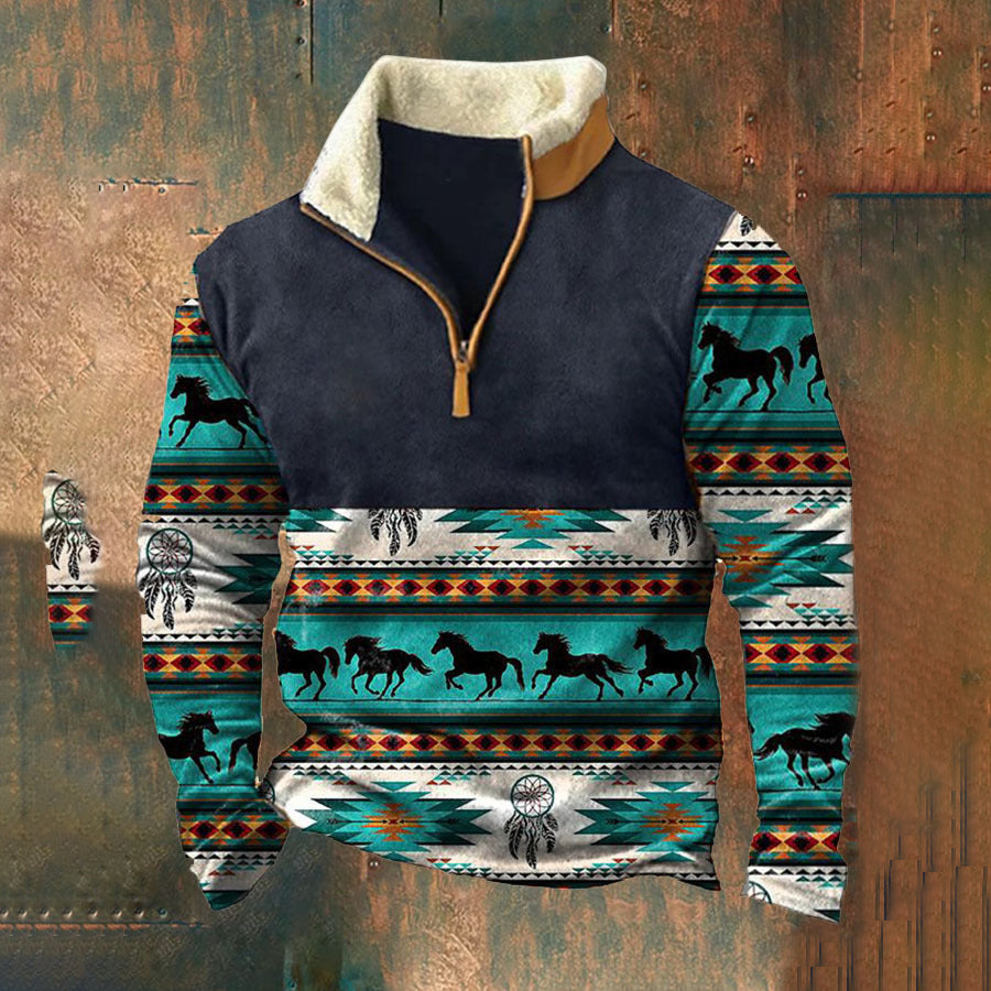 👕Nowy, modny męski sweter z długim rękawem 3D na jesień i zimę 2025