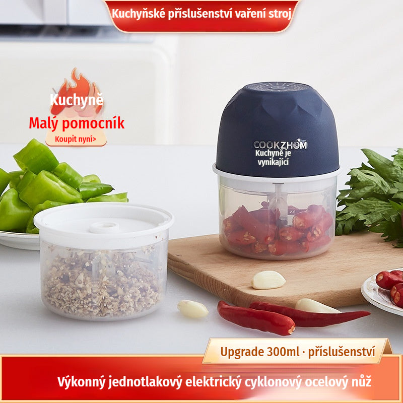 ✅ Platba při doručení, Bezdrátový efektivní elektrický mini sekáček na potraviny