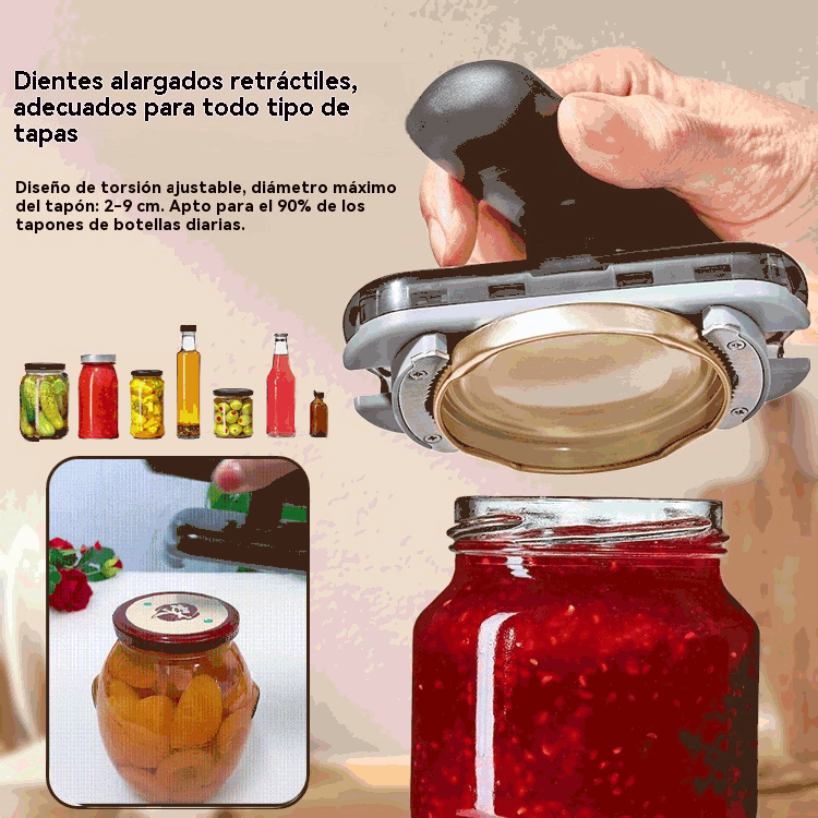 🔥🥫【Compra 1 y llévate 1 gratis】Abridor de botellas multifuncional, utensilio de cocina para el hogar.